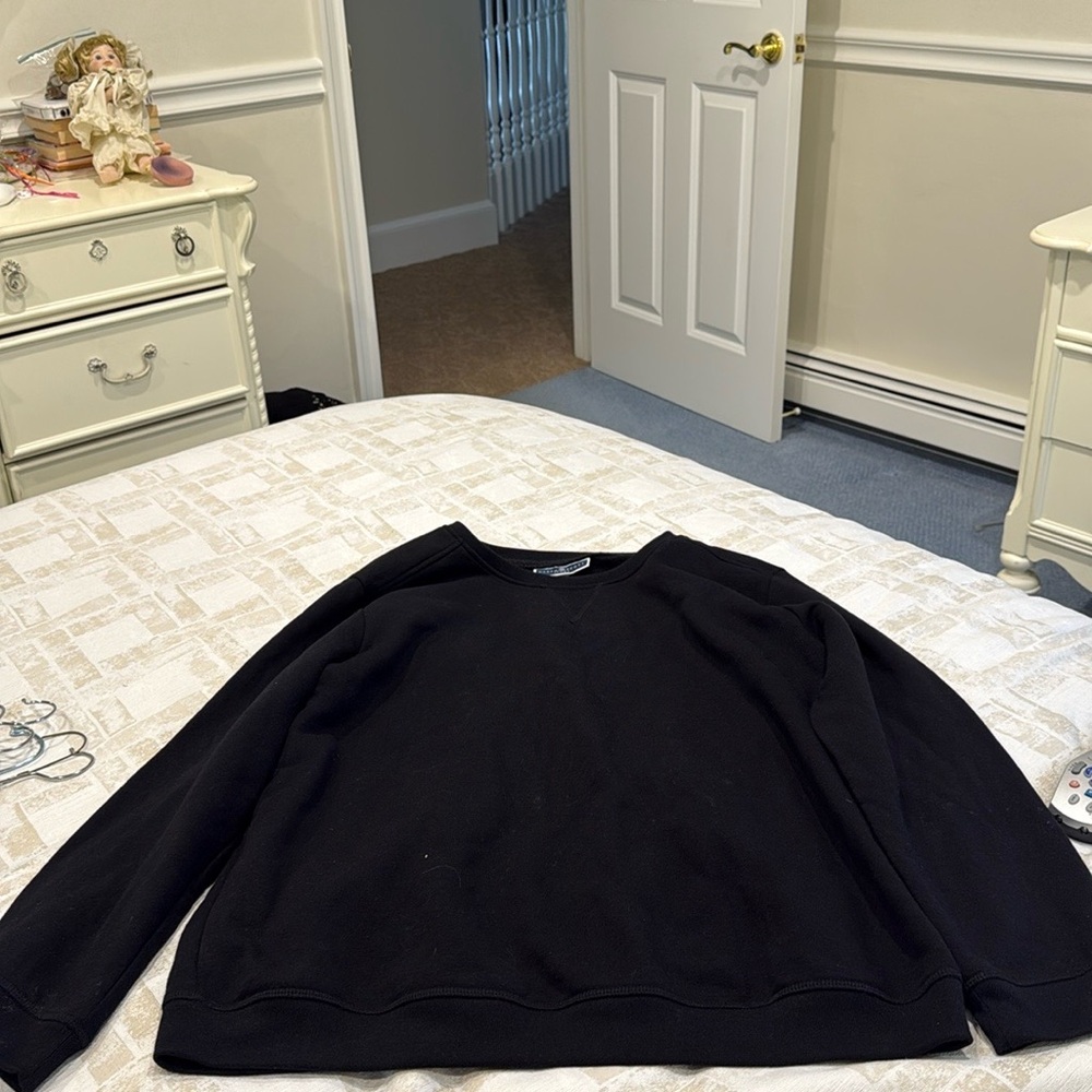 Karen Scott Sport Essential Black Sweatshirt Size 1x no longer made discontinued - Picture 15 of 17